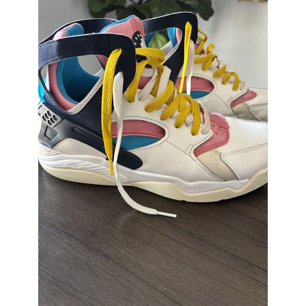 Nike Air Flight Huarache 'Nike Gear Coral Laser Blue' Fd0183-102 Us Men Size 9.5 View 5